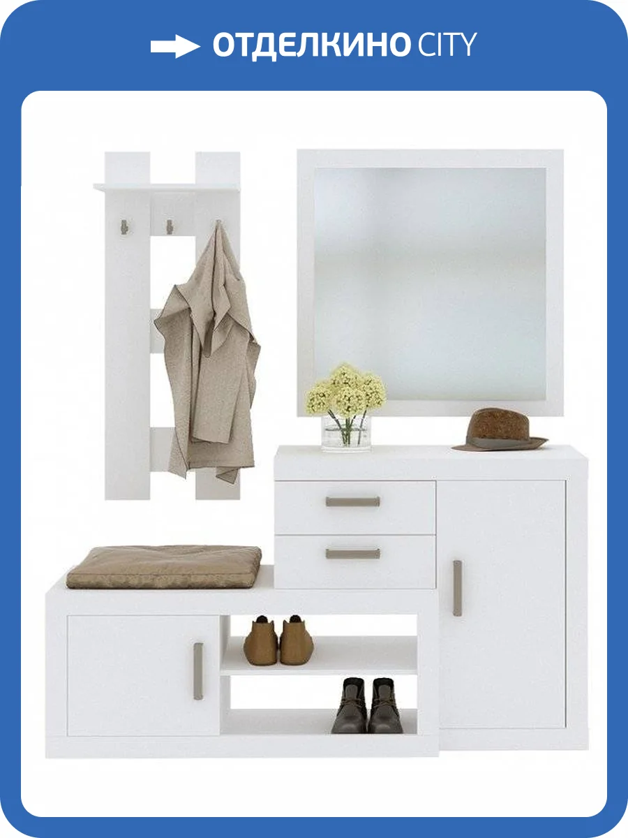 Стенка для прихожей Merdes Toivo MER_TOJ-PR-14-BEBE фото 2