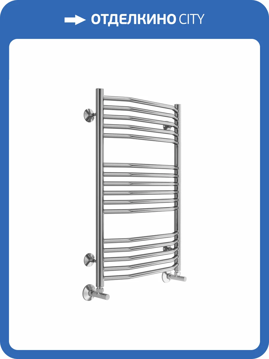 Полотенцесушитель Terminus Виктория П16 50x80, водяной фото 4