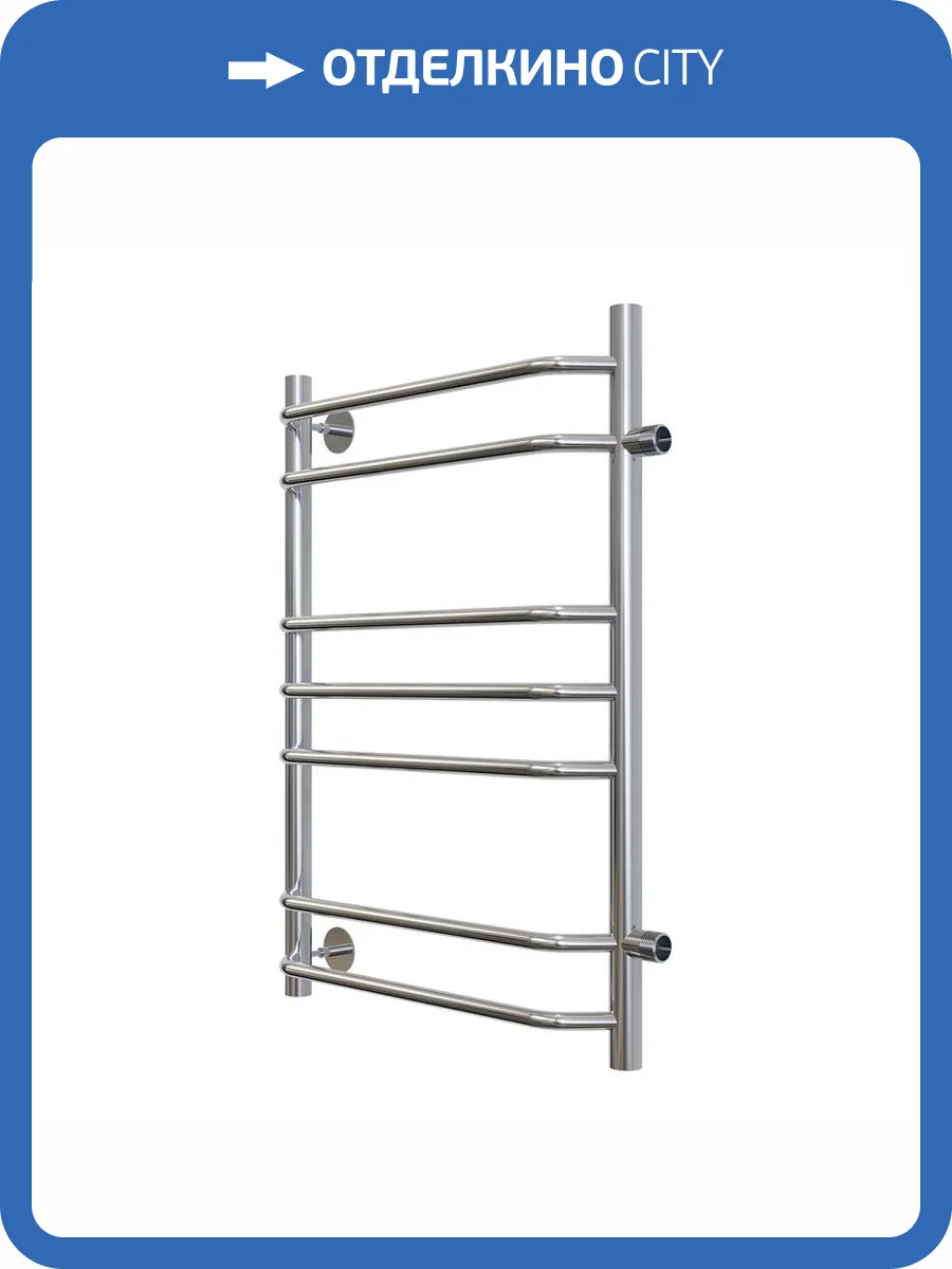 Полотенцесушитель водяной Aringa Лана AR03026CH 50x80, хром фото 6