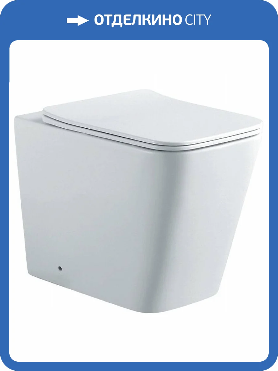 Унитаз приставной Aquatek Либра New AQ1908N-00 безободковый, с крышкой-сиденьем микролифт фото 5