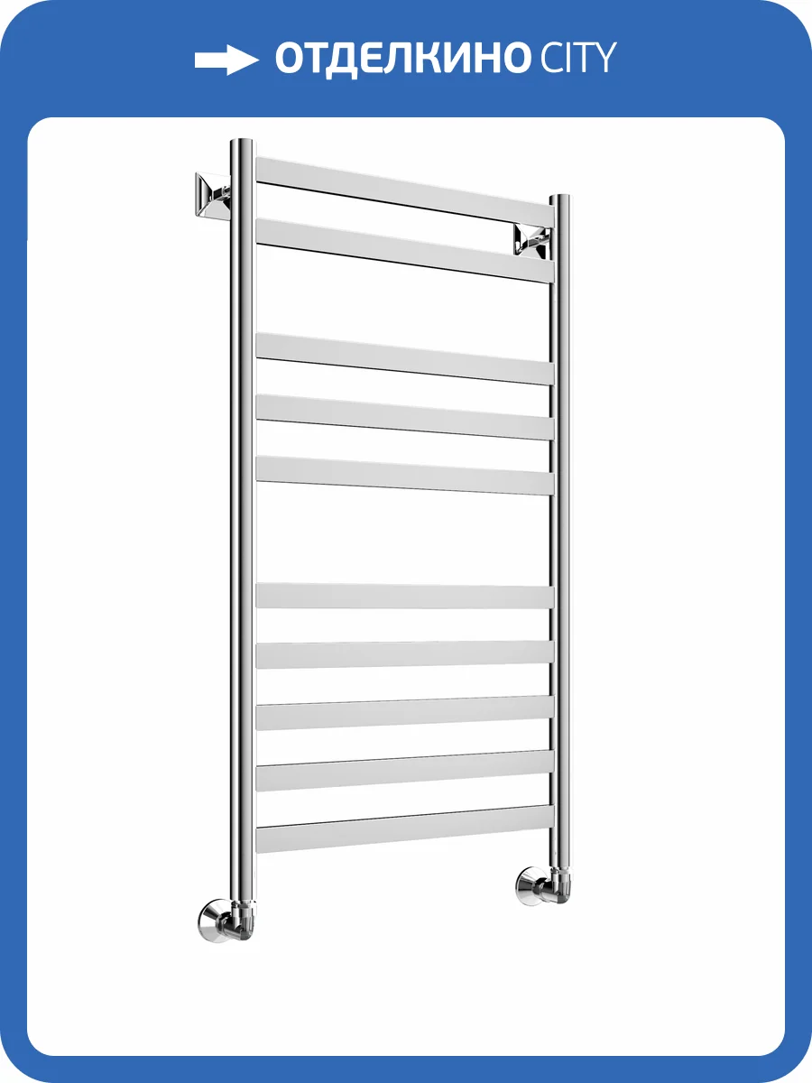 Полотенцесушитель водяной Ника Modern ЛМ-4 100/50, хром фото 2