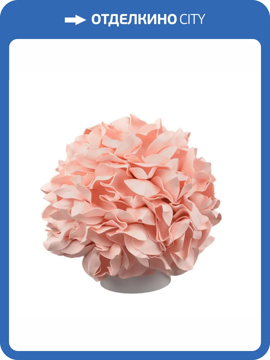 Настольная лампа Uniel ULW-R07 T/3000K/150C/A Гортензия Белый/Пудровый фото 3