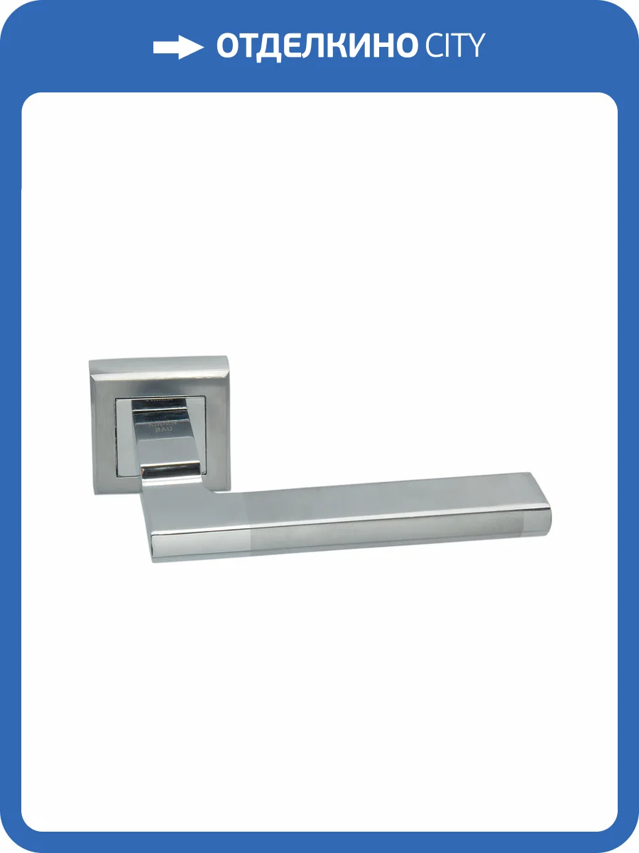 Ручка ADDEN BAU PIANA Q307, 940000000648 хром-матовый хром фото 2