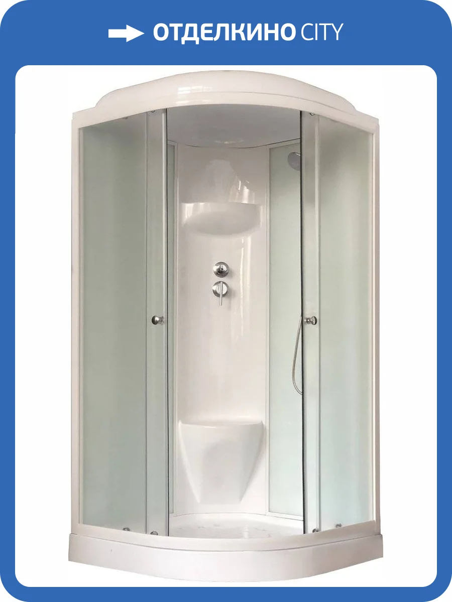 Душевая кабина Royal Bath RB 100HK6-WC с низким поддоном, с сиденьем фото 4