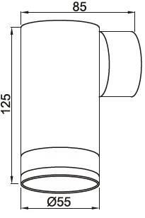 Настенный светильник IEK 4008 LT-UBB0-4008-GU10-1-K23 фото 5