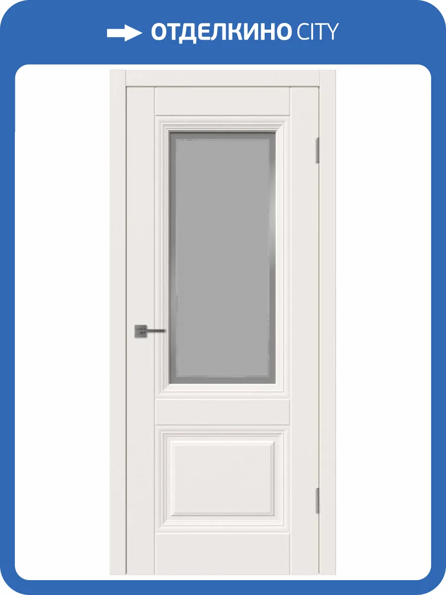 Межкомнатная дверь Владимирская Фабрика Дверей Barcelona 2 Ivory стекло Art cloud line 900x2000 фото 2