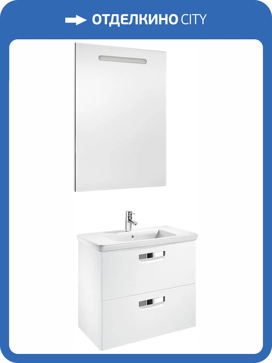 Мебель для ванной Roca Gap 60 белый глянец фото 13