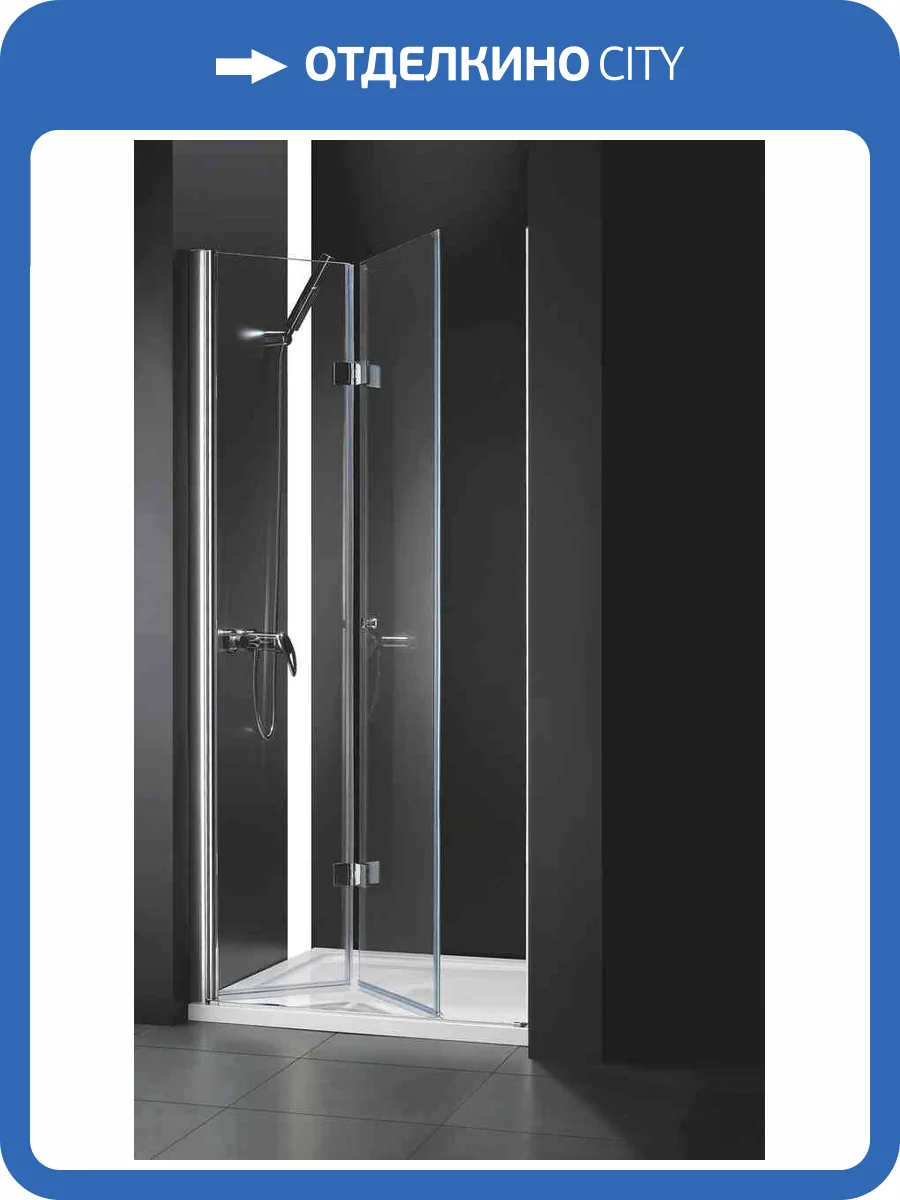Душевая дверь в нишу Cezares ELENA-W-BS-12-90-C-Cr профиль хром, стекло прозрачное, 90x195 фото 4