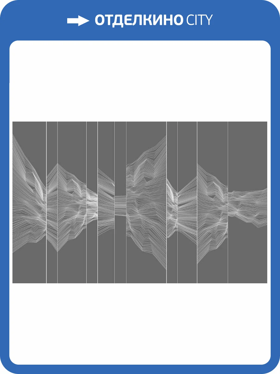 3D Фотообои Artegrafico «Безупречная геометрия в ночи» LST-027 канвас фото 2