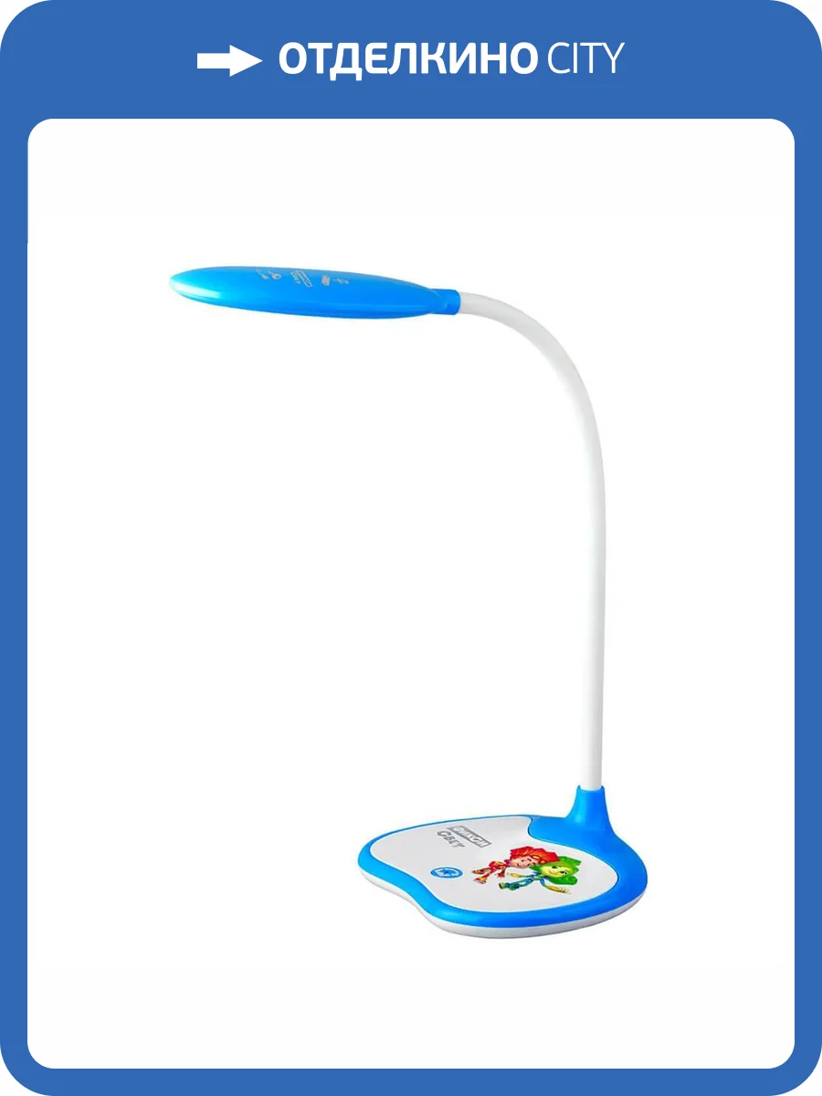 Настольная лампа ЭРА Фиксики NLED-433-6W-BU Б0028462 фото 2