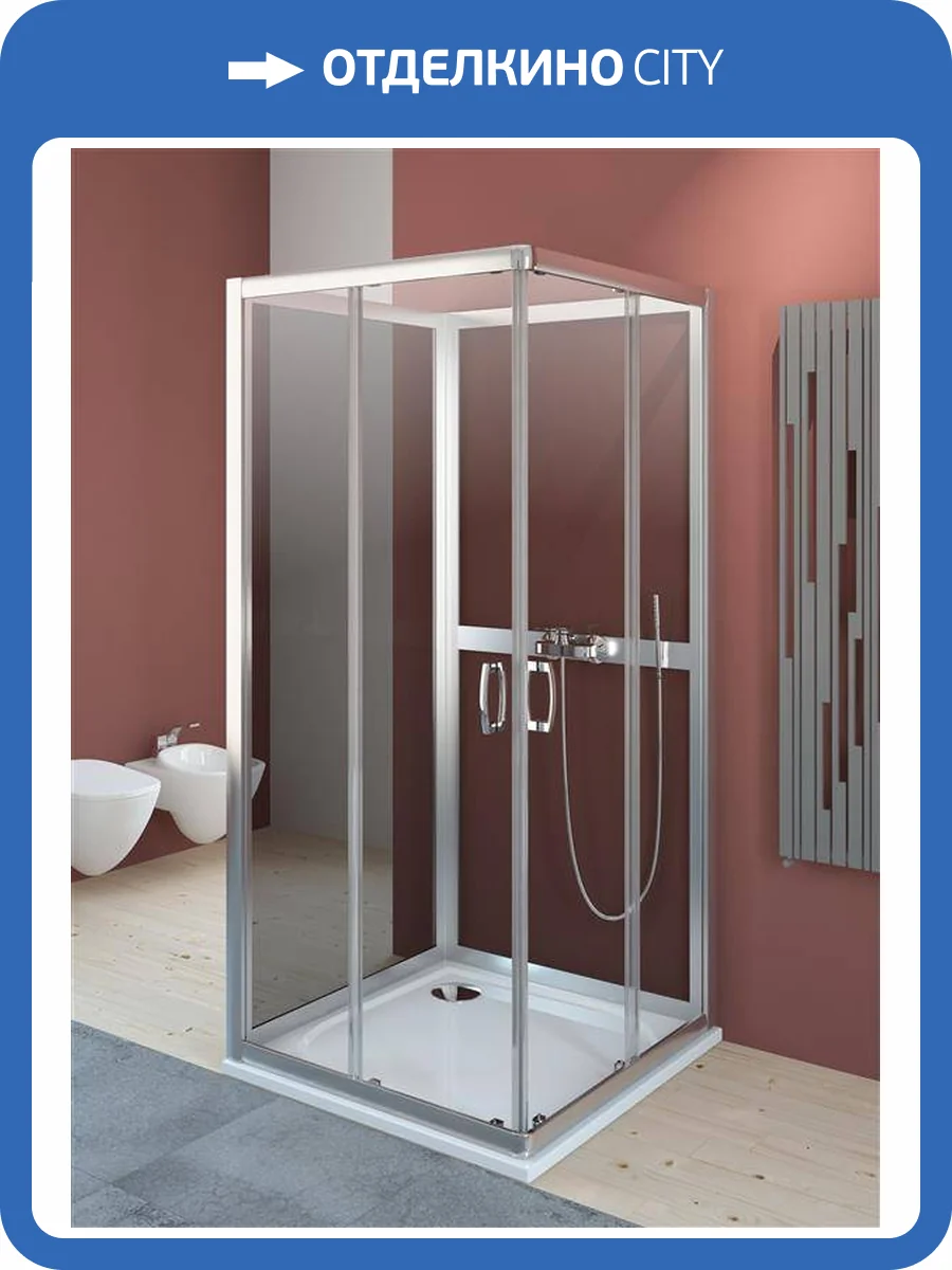 Боковая стенка Radaway Premium Plus S2 33443-01-06N Хром, 80x80x190 фото 2