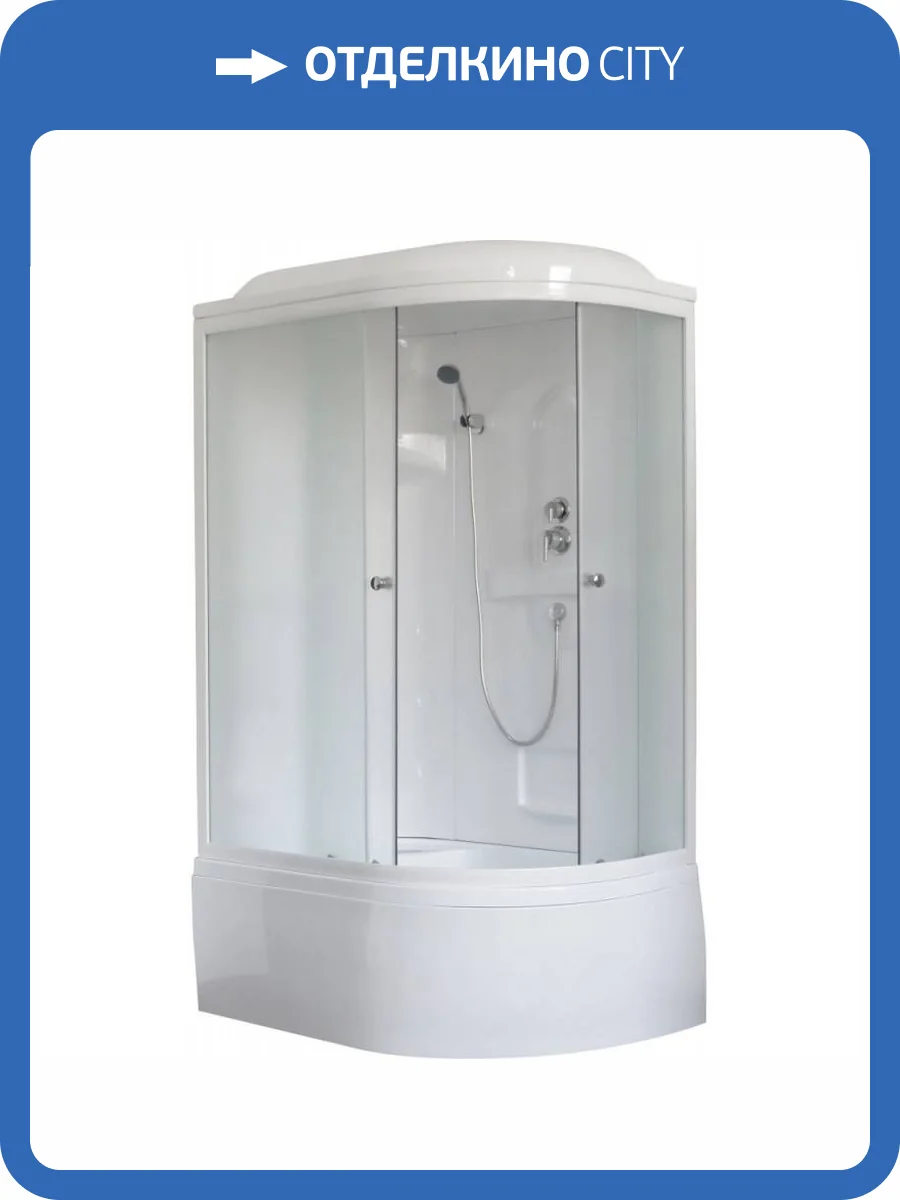 Душевая кабина Royal Bath RB 8120BK1-M L с высоким поддоном, с сиденьем фото 5