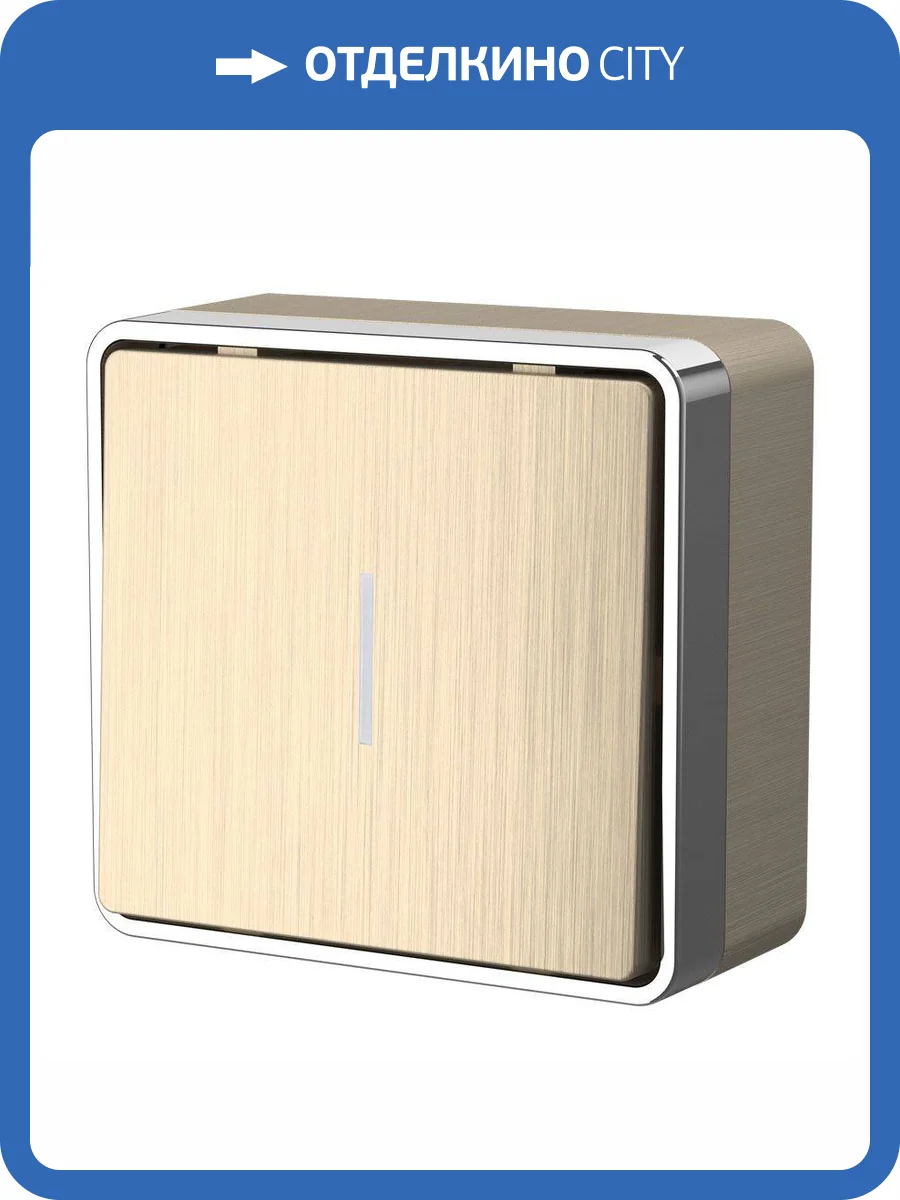 Выключатель одноклавишный с подсветкой Werkel Gallant W5010110 фото 4