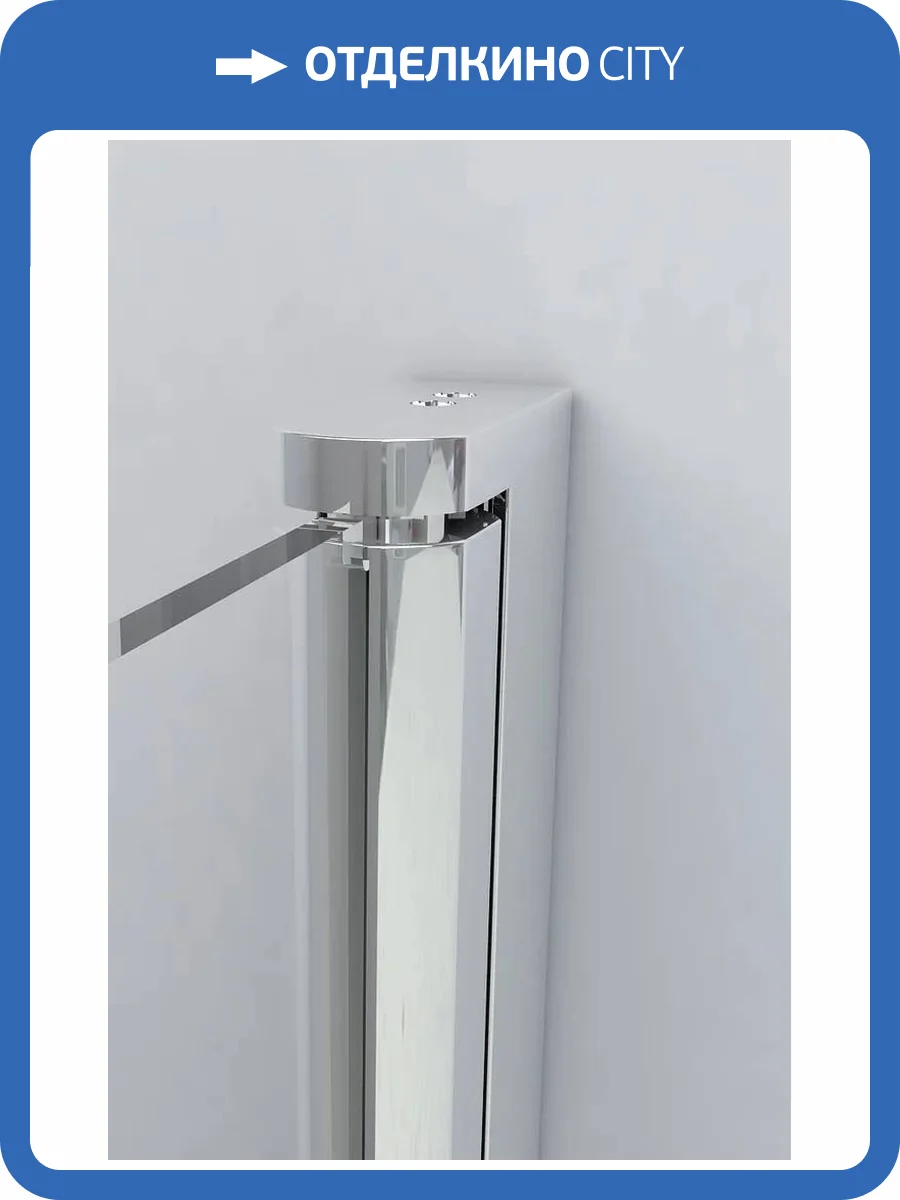 Профиль Vincea Orta VPW-1O пристенный, хром фото 2