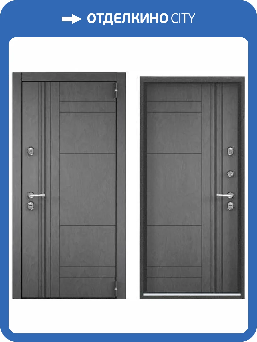 Входная стальная дверь Torex SNEGIR PRO PP 902238 ФМ Серое дерево/ФМ Серое дерево 2000x880 фото 2