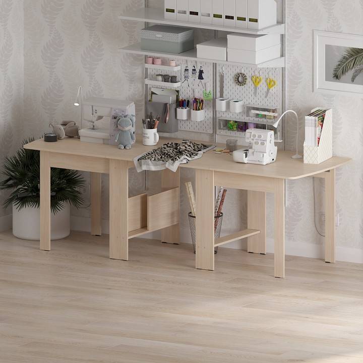 Стол-книжка МФ Jazz СТК 7М СТК-7М Дуб молочный фото 3