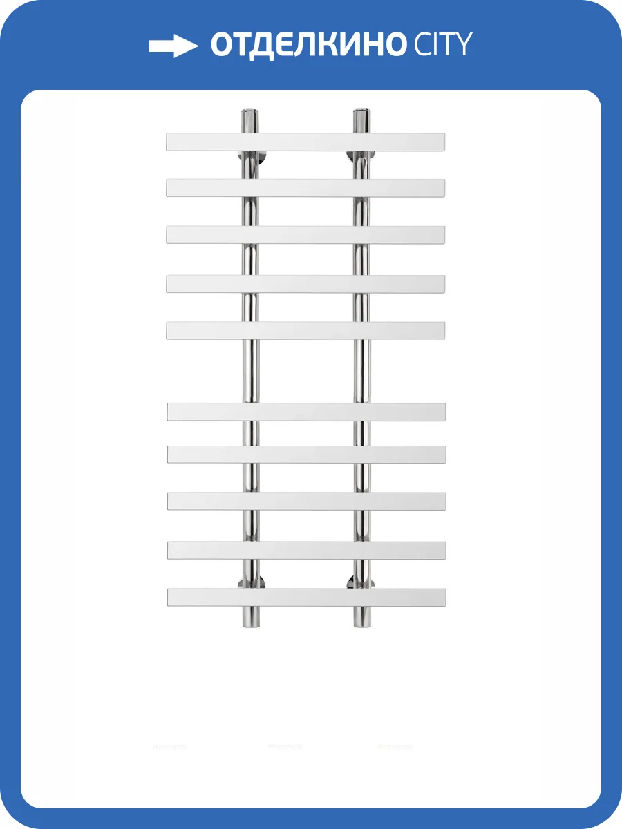 Полотенцесушитель электрический Secado Понтида 4603777457310 4 100x20x60, R, хром фото 2