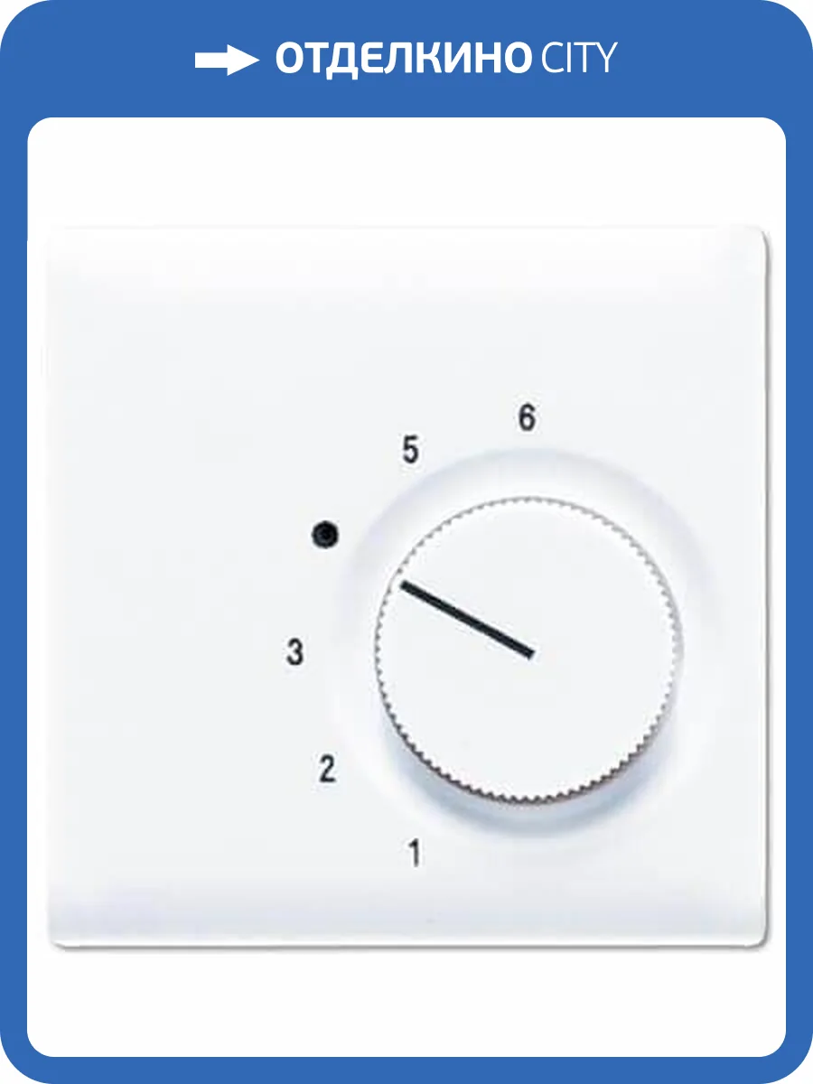 Накладка термостата комнатного Jung LS 990 белая LSTR236PLWW фото 2