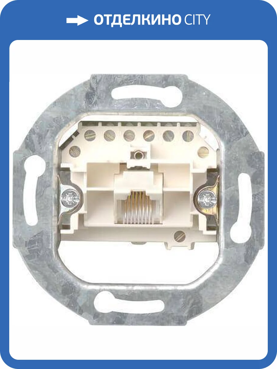 Розетка компьютерная ISDN Gira System 55 3 кат 017900 фото 2
