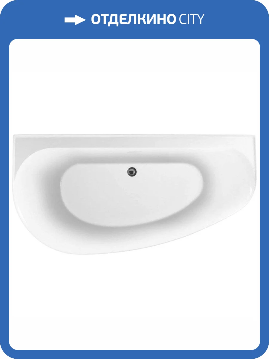 Акриловая ванна Allen Brau Priority 5 2.31005.21B 160x78 правая, белая матовая фото 3