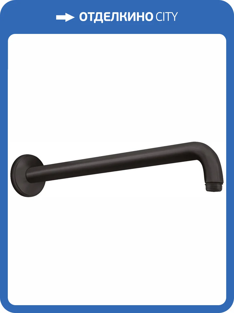 Кронштейн для верхнего душа Hansgrohe 27413670 черный матовый фото 3