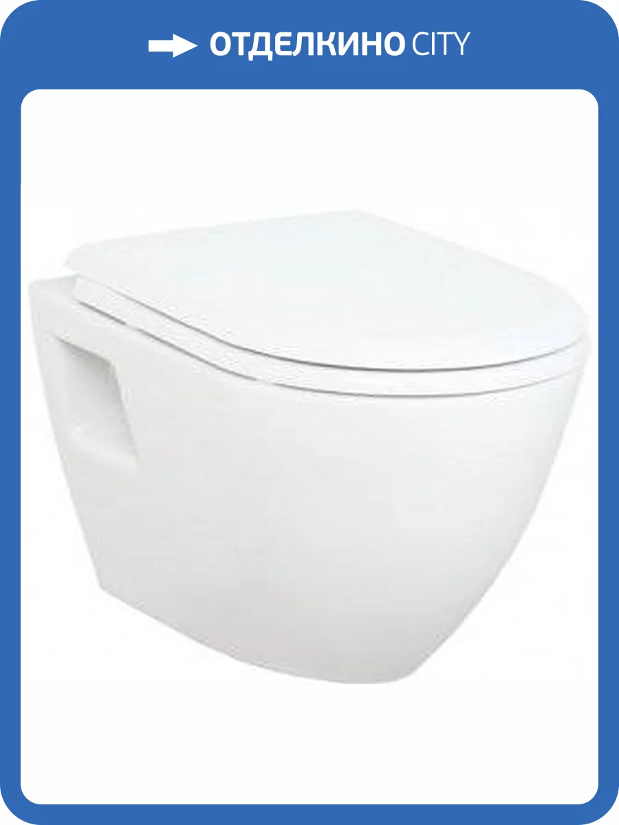 Чаша для унитаза подвесного Creavit Terra TP325-00CB00E-0000 с биде, белый фото 4