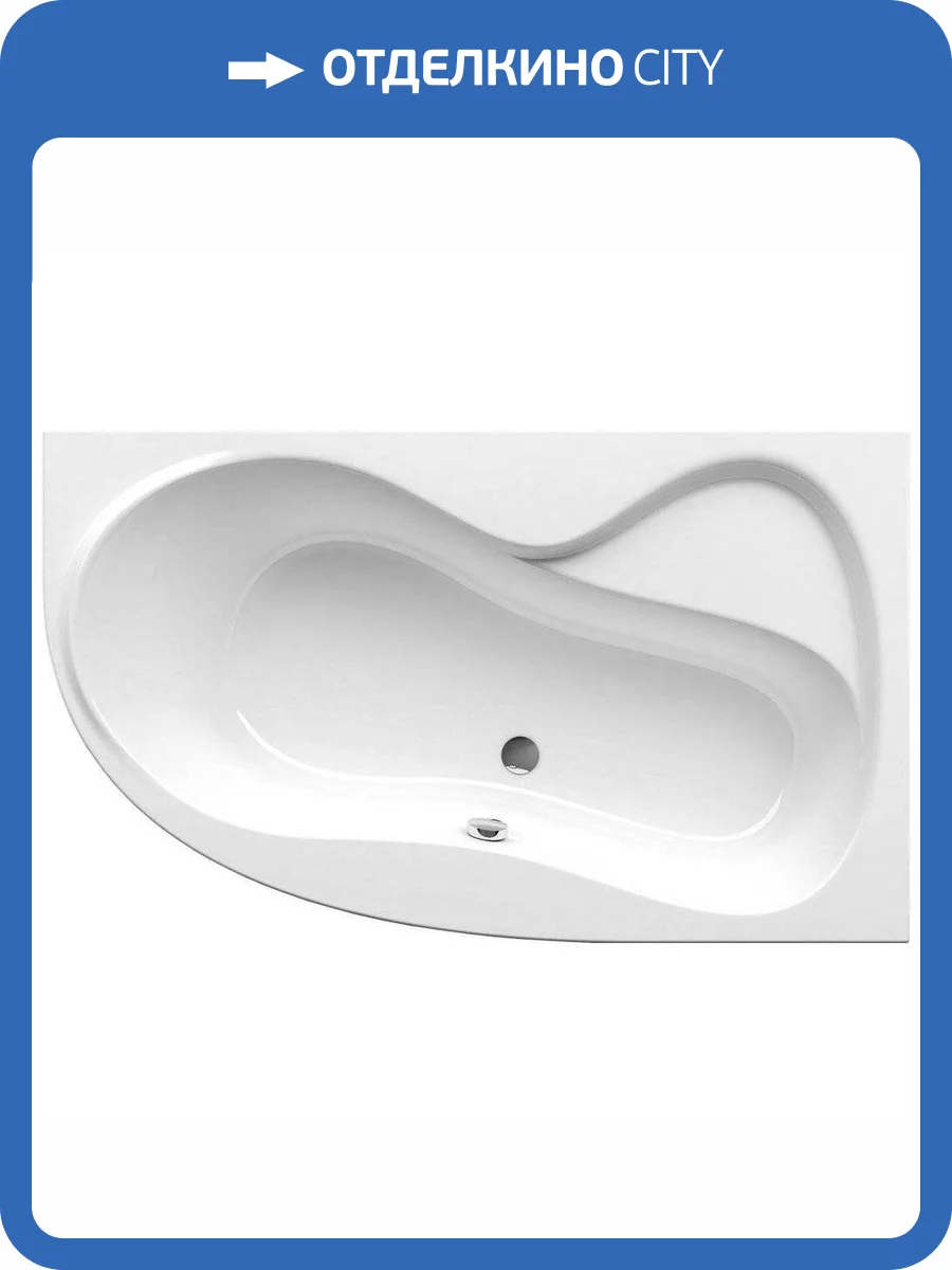 Акриловая ванна Ravak Rosa 95 160x95 правая, с ножками фото 10