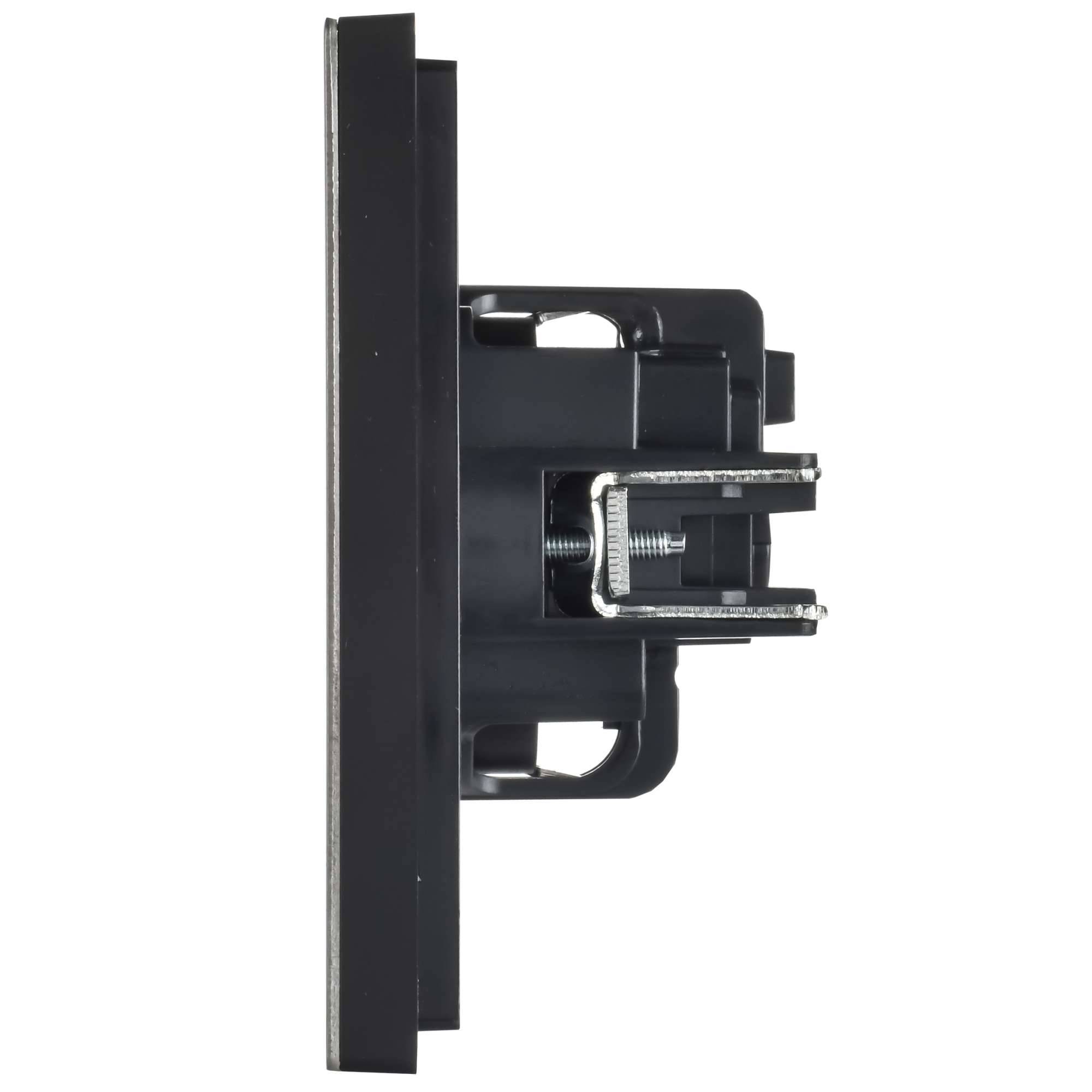 Розетка 1-местная с заземлением IEK Forte&Piano FP-R11-16-M-K50 никель фото 3