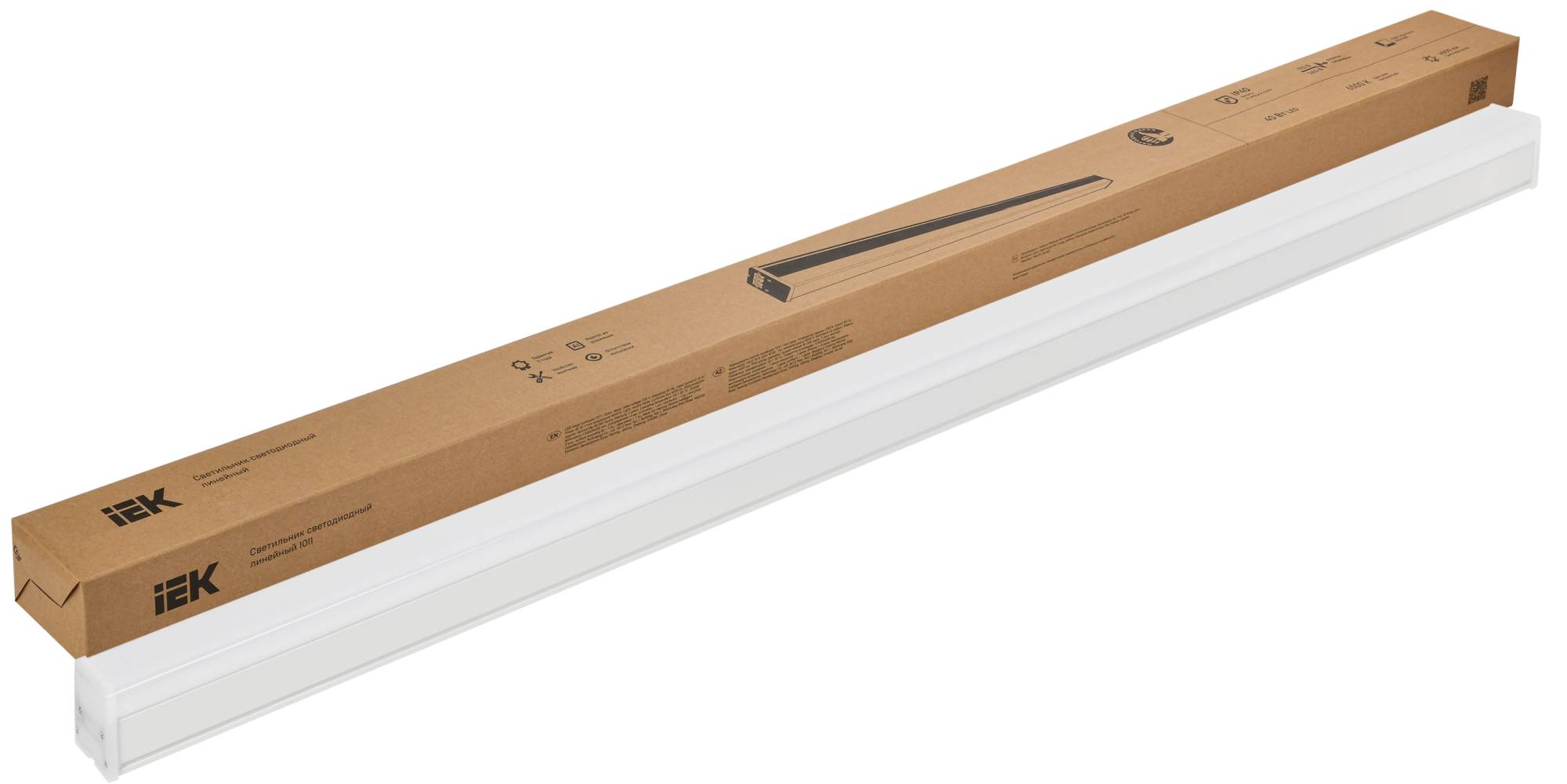 Настенно-потолочный линейный светодиодный светильник IEK 1011 LT-LDCK-0-1011-040-40-K01 фото 7