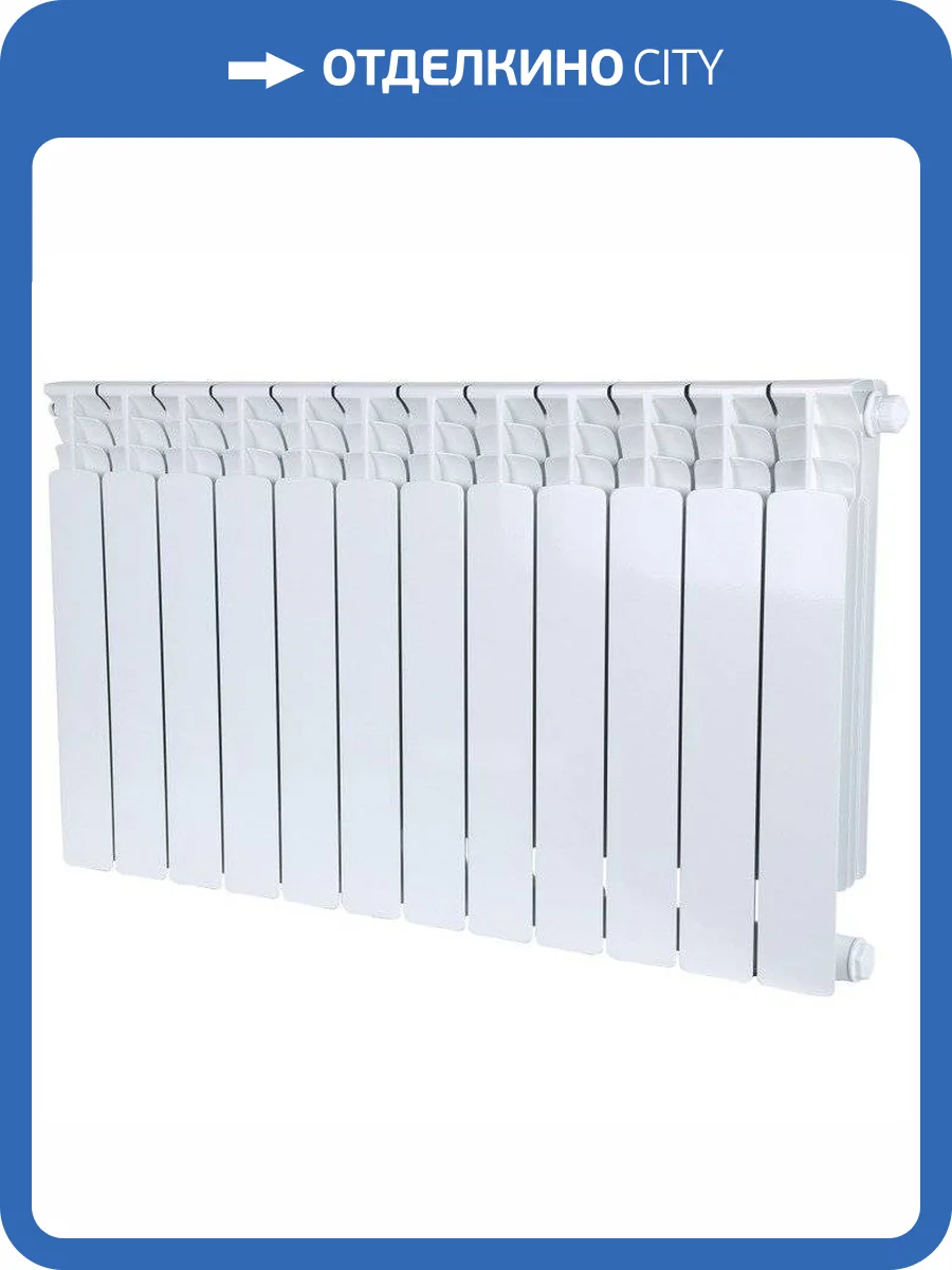 Биметаллический секционный радиатор отопления Stout Space Ventil 500 / 12 секций (нижнее правое) фото 8
