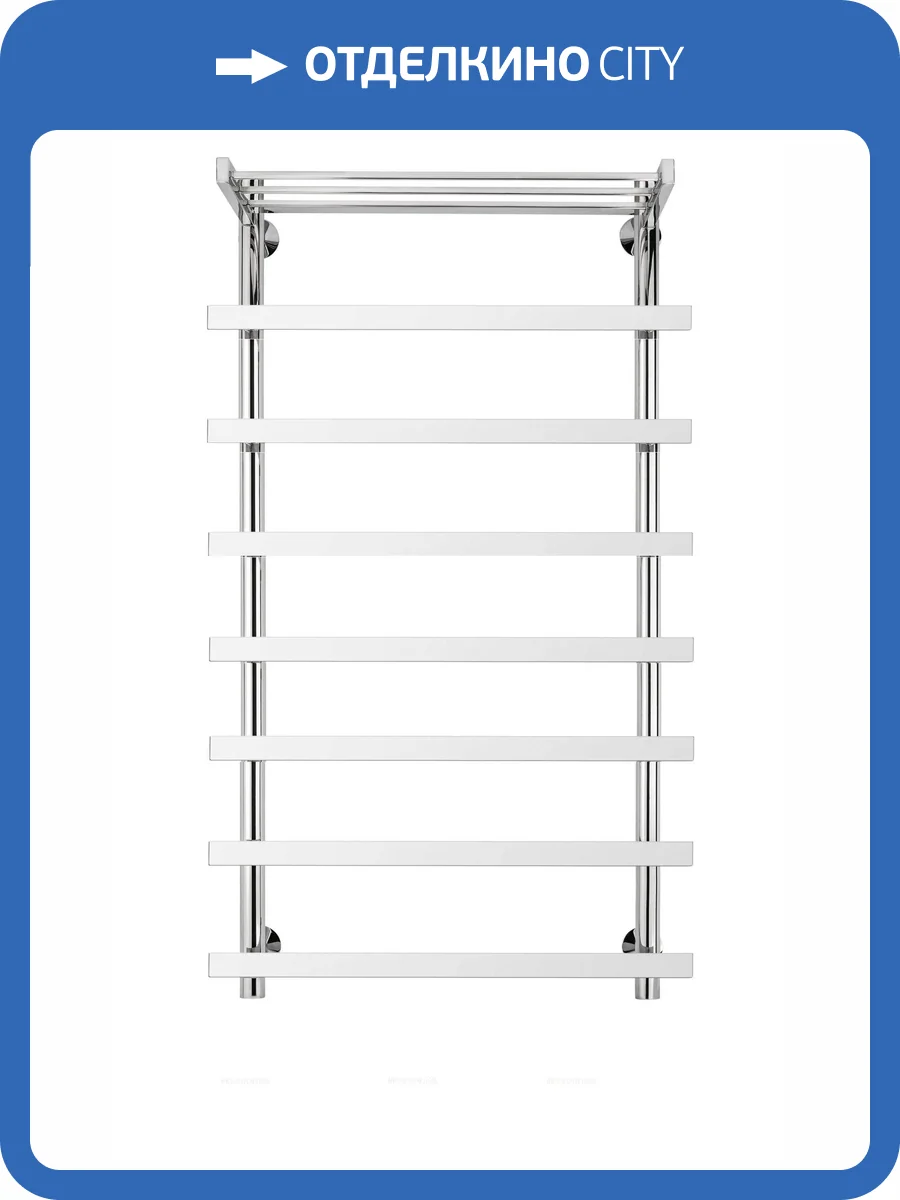 Полотенцесушитель электрический Secado Понтида 4603777456719 1 СП 100x40x50, R, хром фото 3