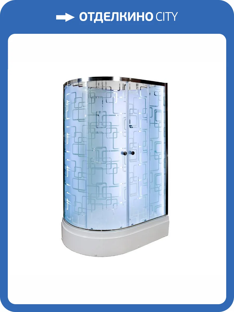 Душевая кабина AvaCan EM2712RNLED+GM с подсветкой и гидромассажем, 120x80x210 фото 14