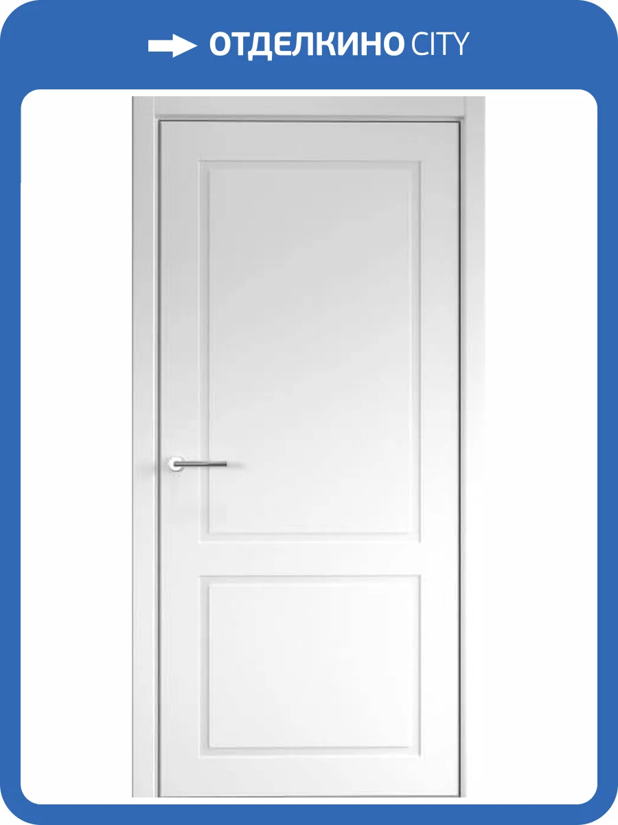 Межкомнатная дверь Albero Неоклассика PRO-2 белая эмаль 2000x800 фото 2