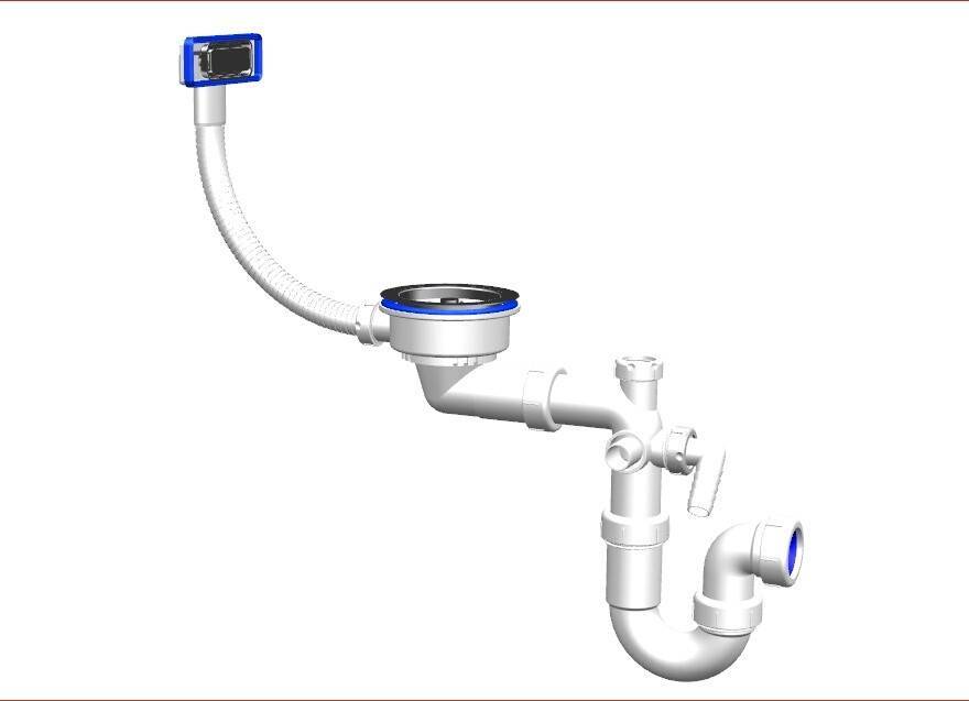 Мойка кухонная Granula Estetica ES-7807 базальт фото 6