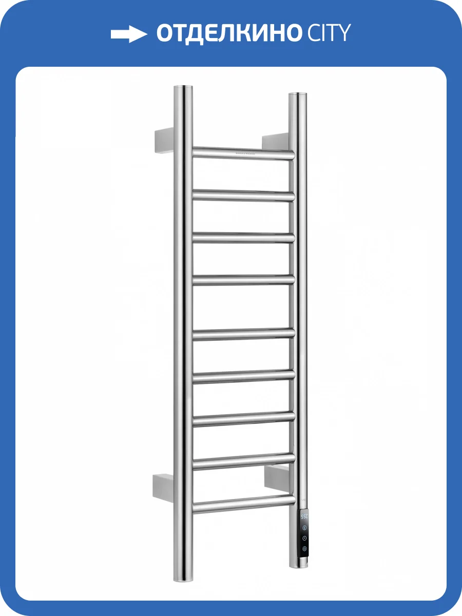 Полотенцесушитель электрический Wonzon & Woghand WW-AL4092-CR Хром фото 8