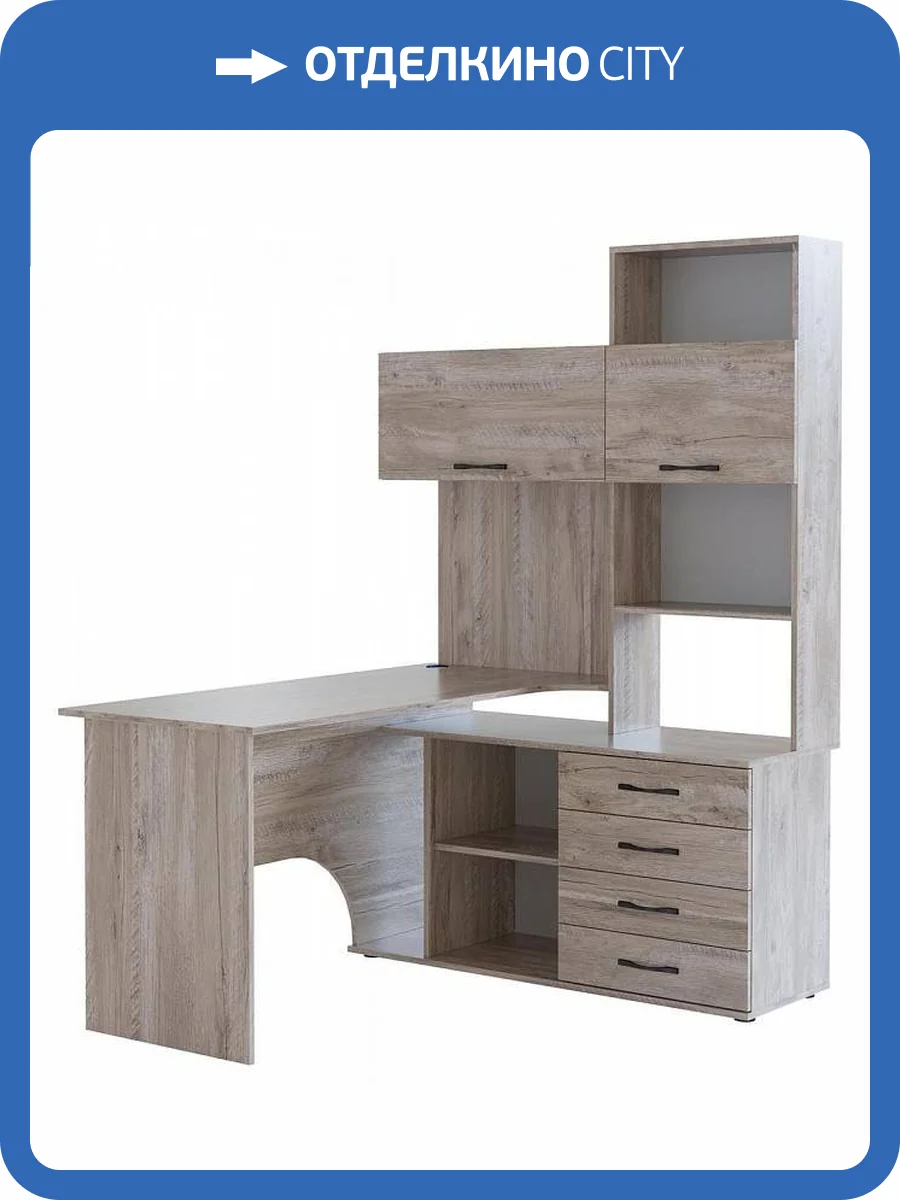 Стол компьютерный Сокол КСТ-14.1П 00-00015792, 4680212015762, 4680212015779 Дуб юкон фото 5