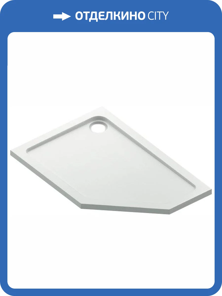 Поддон для душа Bas Пента 120x80 L фото 5