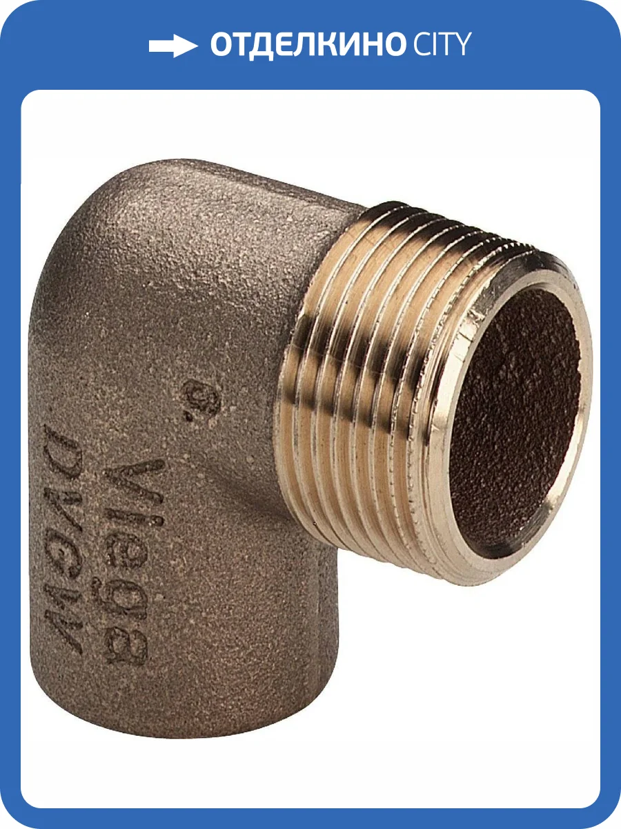 Переходной уголок Viega с наружной резьбой под пайку 22 мм х 1 (артикул 144067) фото 2