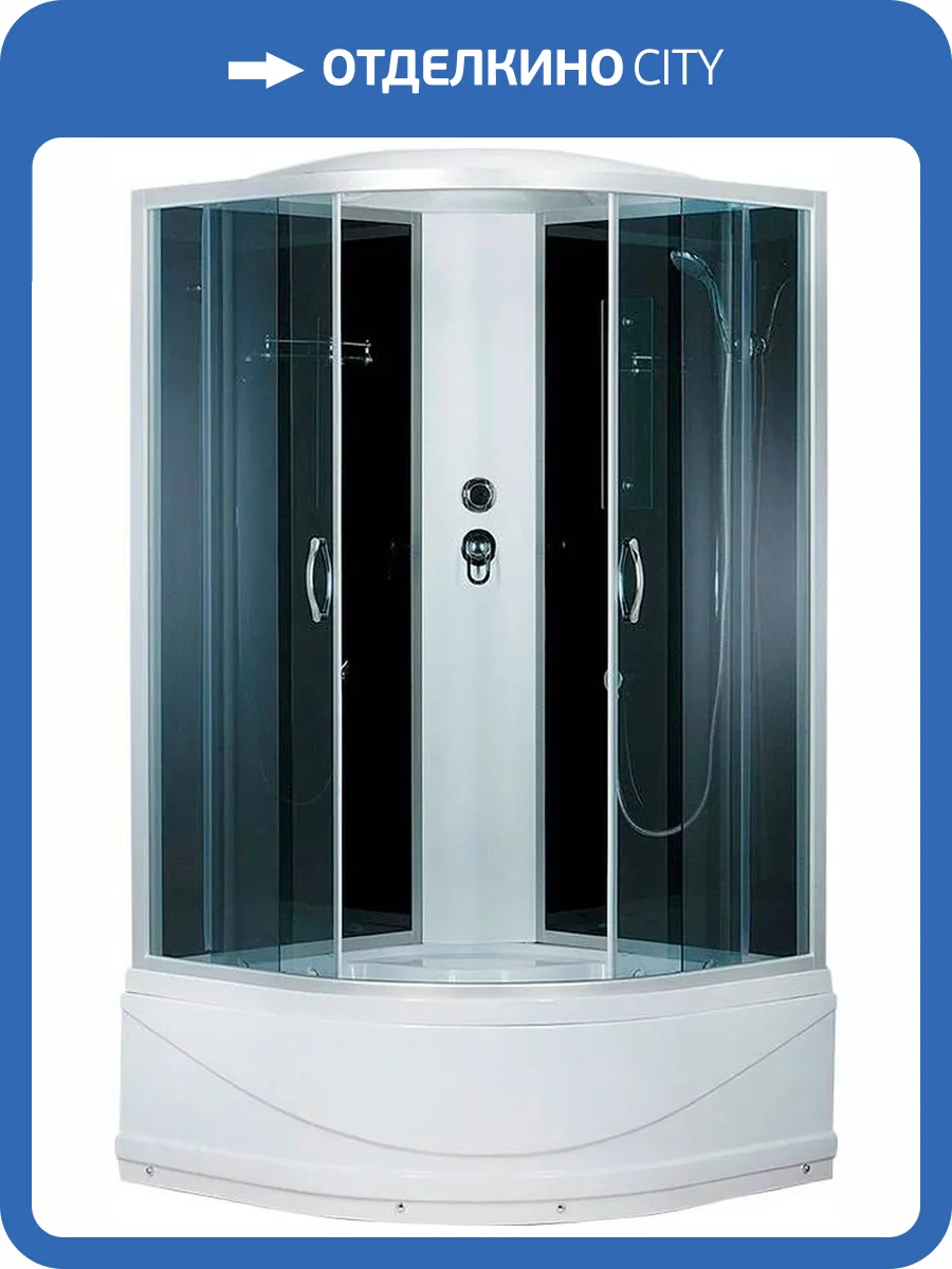 Душевая кабина Erlit Comfort ER3510TP-C4-RUS с высоким поддоном, с сиденьем фото 5