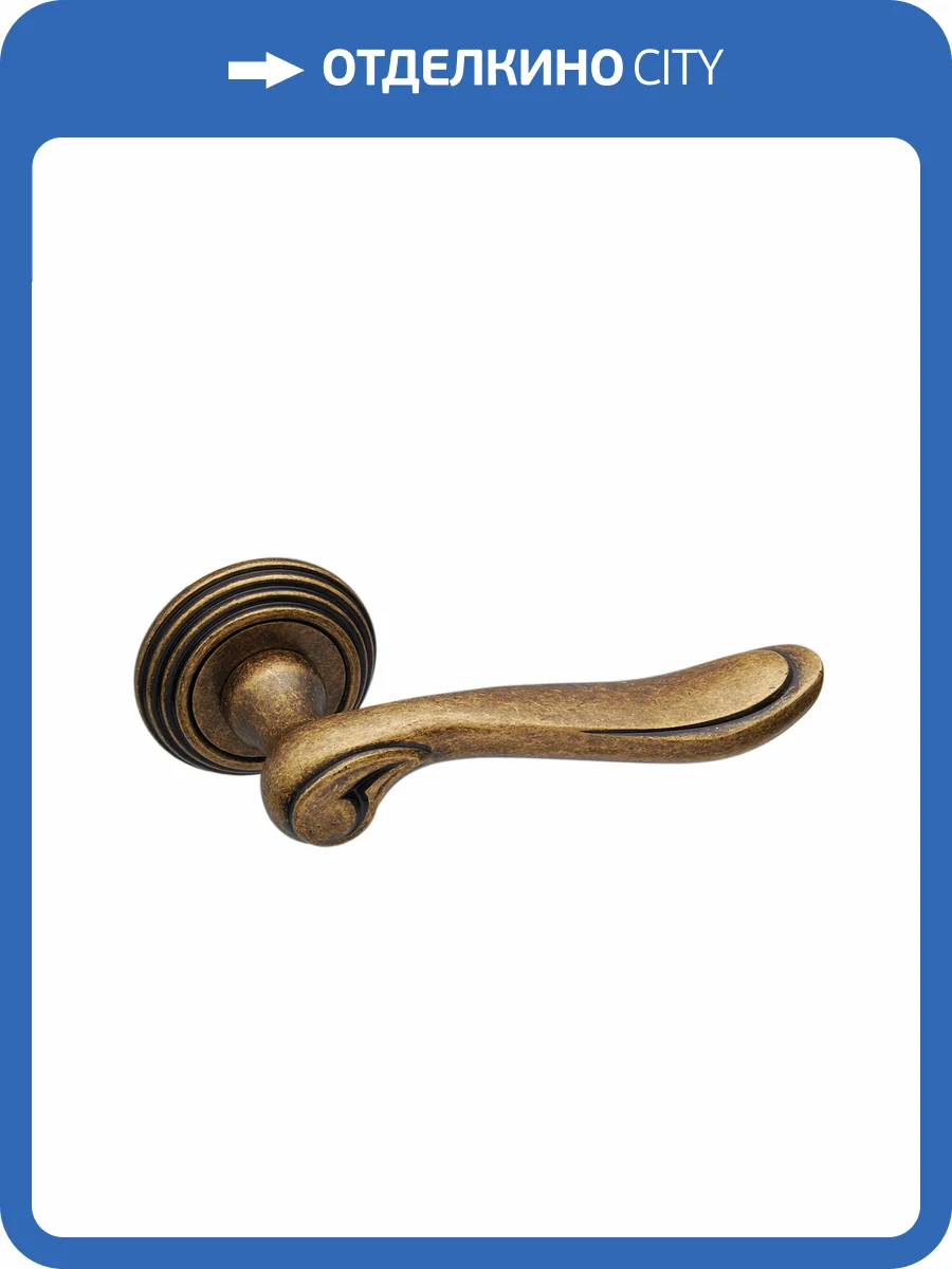 Ручка ADDEN BAU ISOLA V209, состаренная бронза фото 2