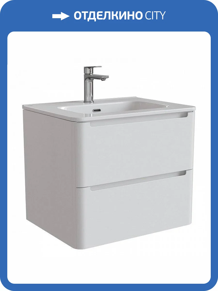 Тумба с раковиной Iddis Edifice EDI60W0i95K белый фото 4