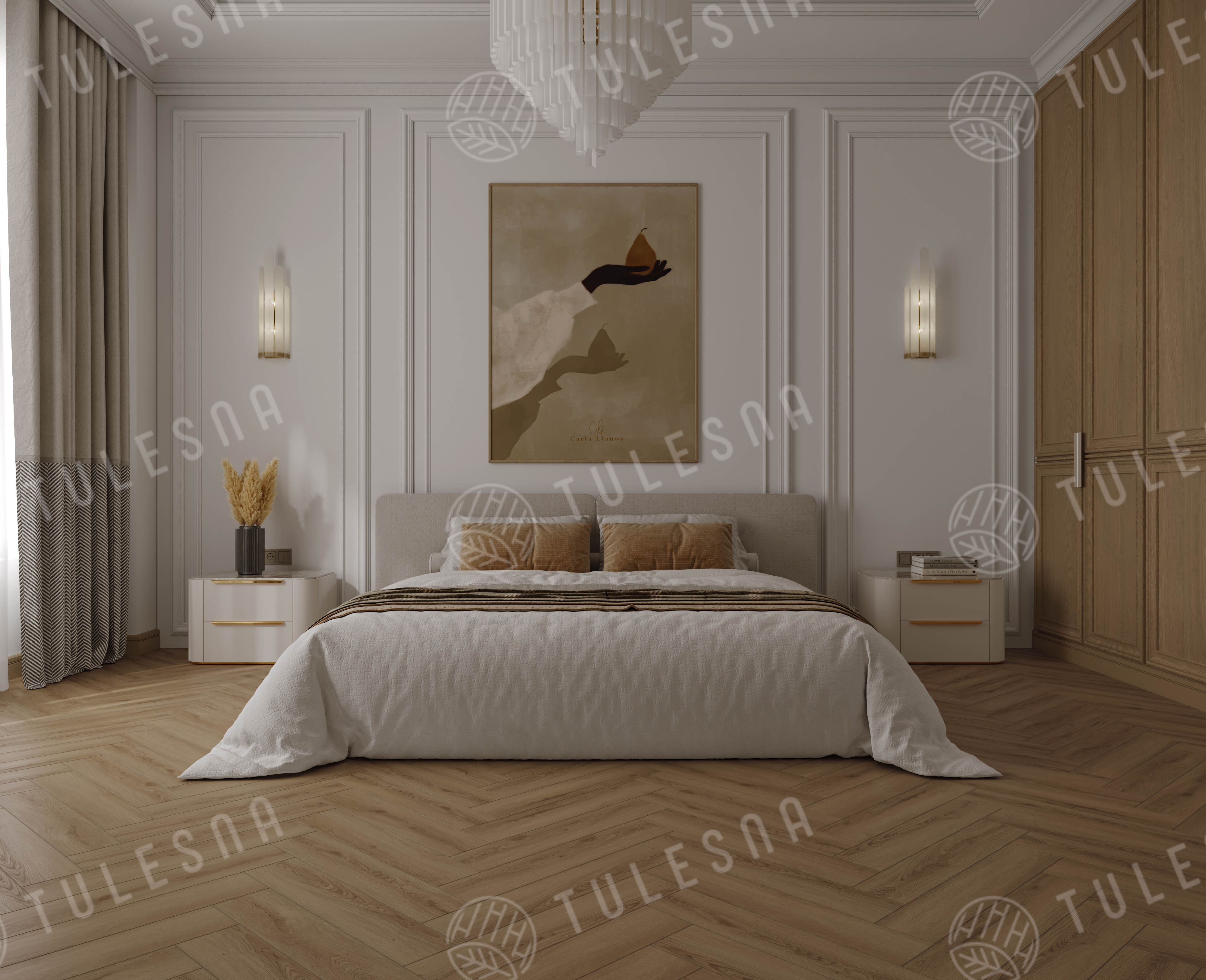 Ламинат Tulesna Селена Паркет (Selene Parquet) 8/33 4V LF503-30 Патагония 121x605 фото 4