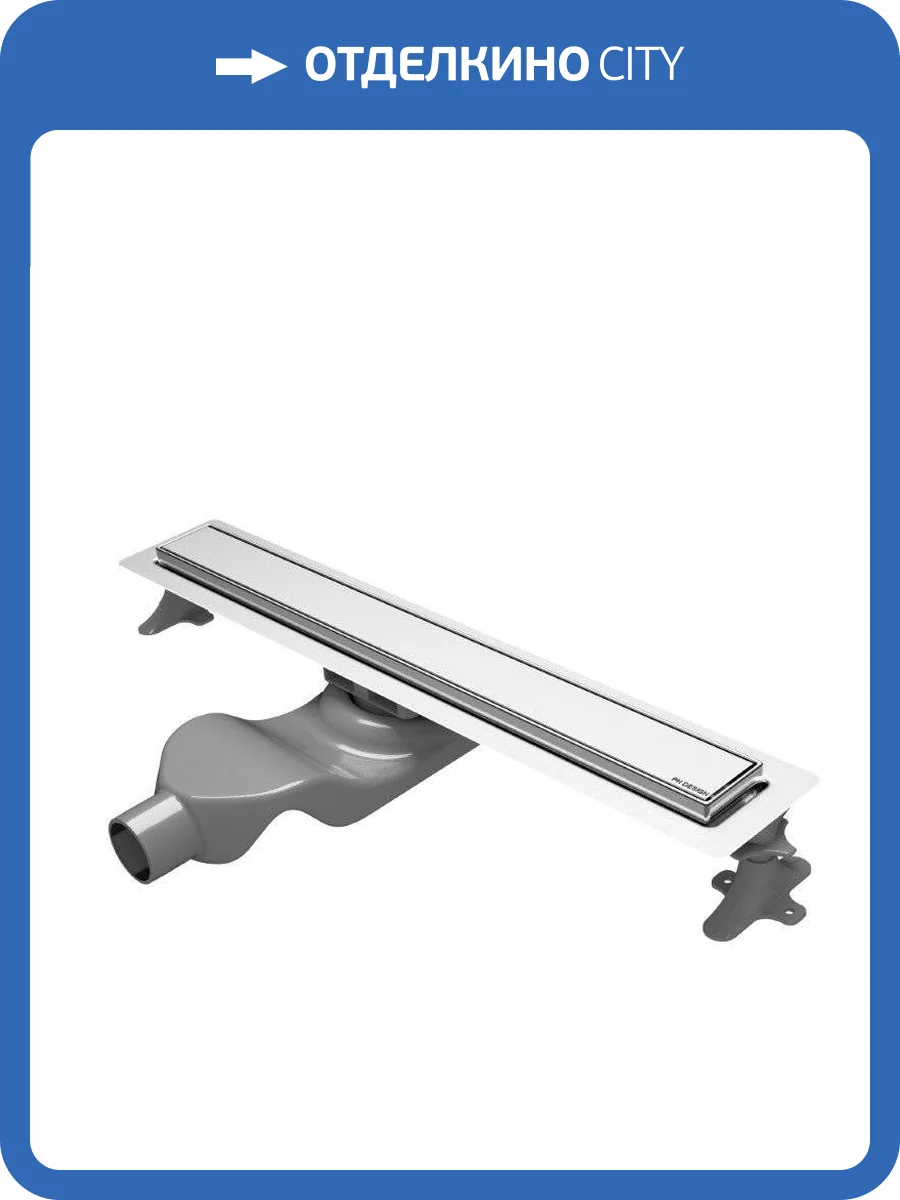 Душевой лоток Boheme Premium Linear 982-60-CR 60см, нерж.сталь хром фото 2