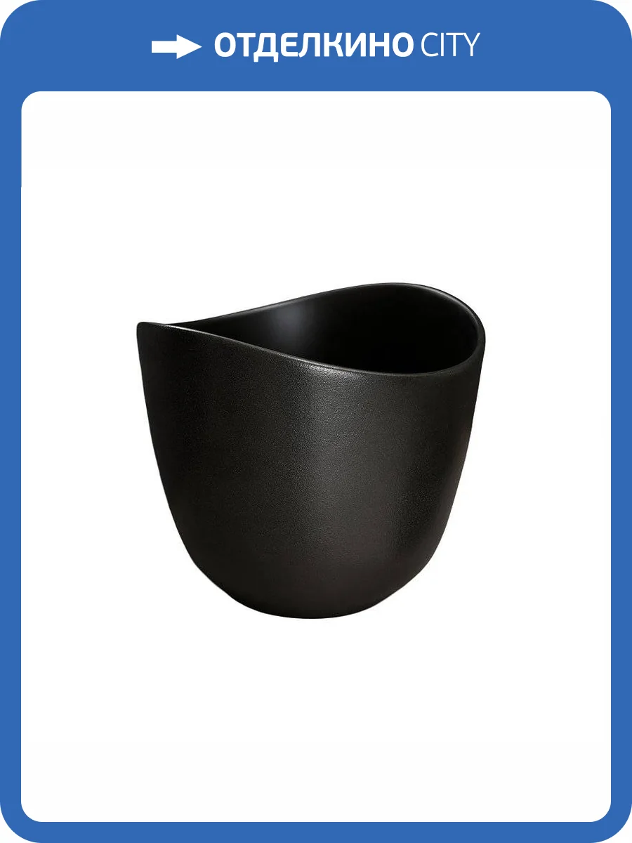 Раковина Gid Creativo 53378 N9303bg 35 см, черная фото 5