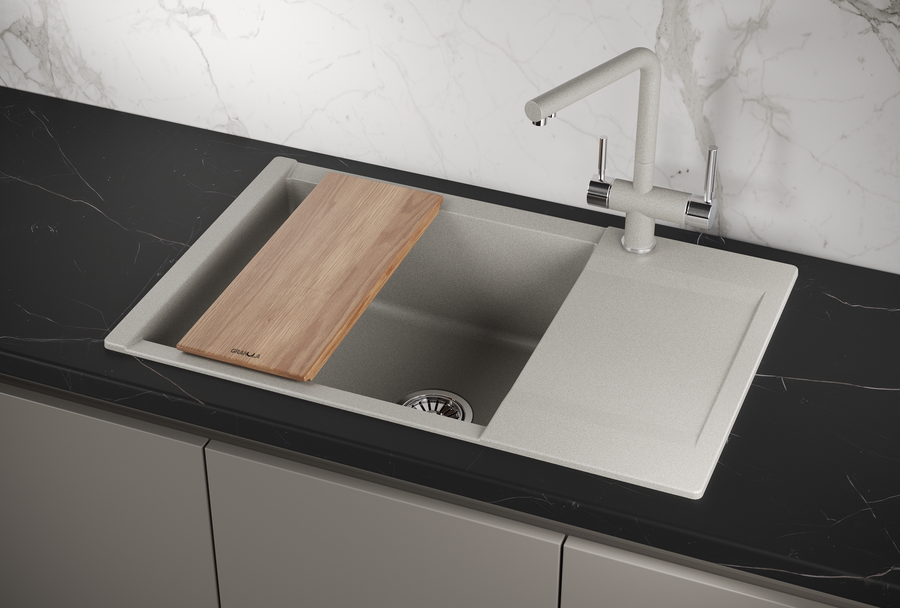 Мойка кухонная Granula Estetica ES-7807 базальт фото 3