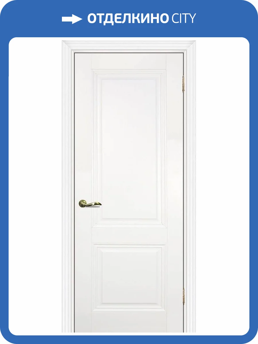 Межкомнатная дверь Profilo Porte экошпон PSC-28, глухая, белый 700x2000 фото 2