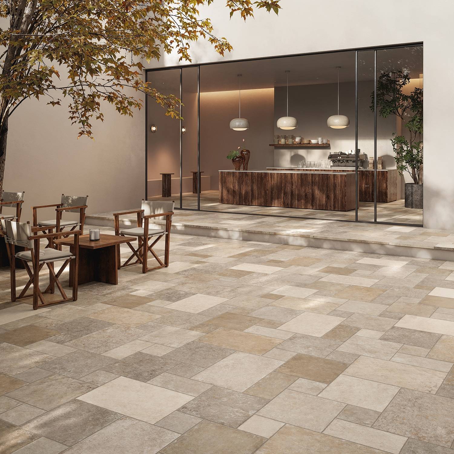 Керамогранит Cerdomus Pietra Di Trani 108680 Avorio 40x40 фото 3