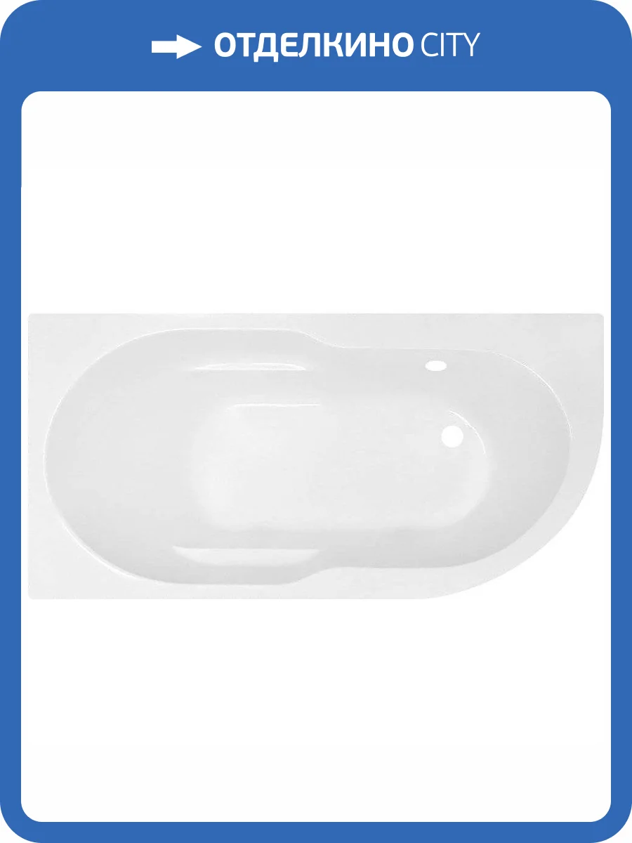 Акриловая ванна Royal Bath Azur 170x80 левая фото 5