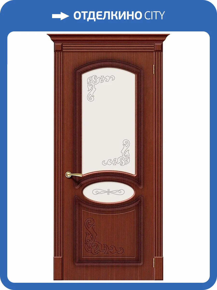 Межкомнатная дверь Bravo 003-0030 Азалия Ф-15 Макоре 2000x900 фото 2