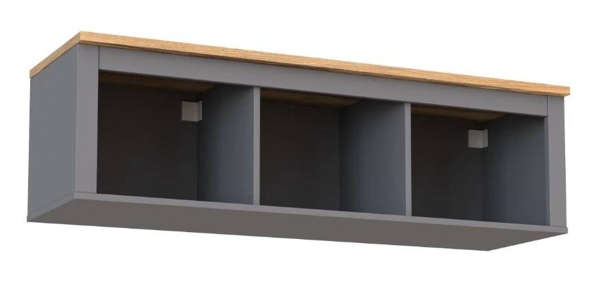 Полка Гуд Лакк Сага 2.08.17.150.15 Серый/ясень